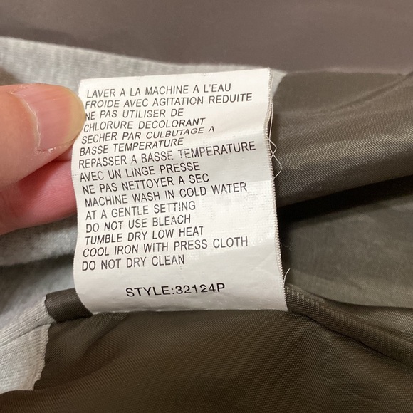 Platinum Olive Water Resistant Wind Breaker - Picture 12 of 15